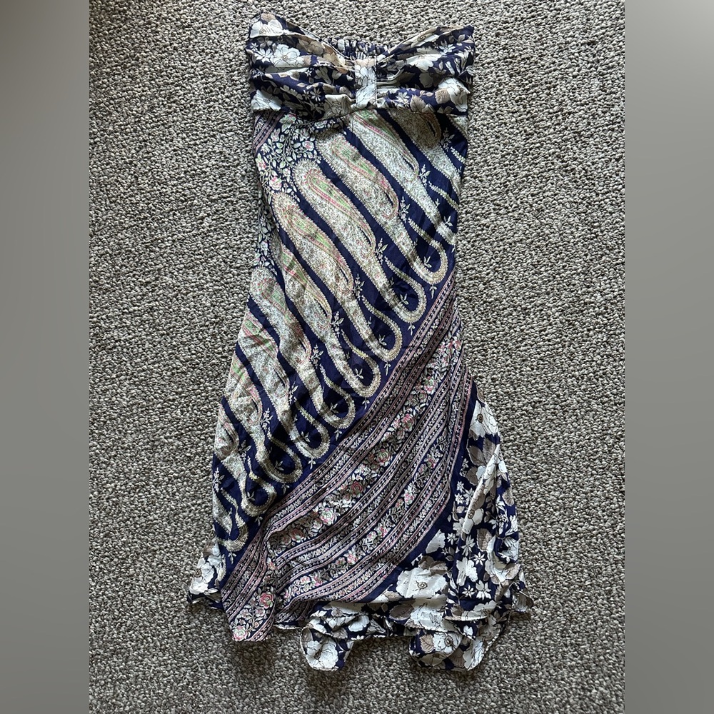 Jedzebel Floral Paisley Dress S/M silk